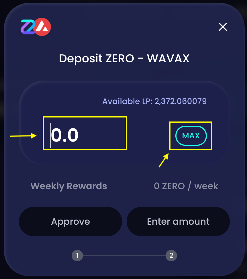 Select liquidity pool